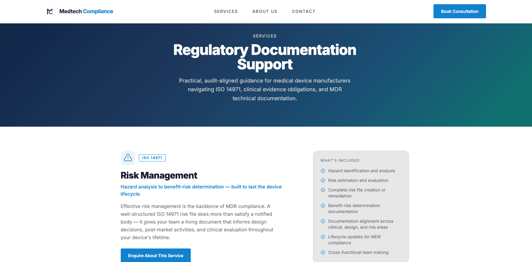 Medtech Compliance — screenshot 2